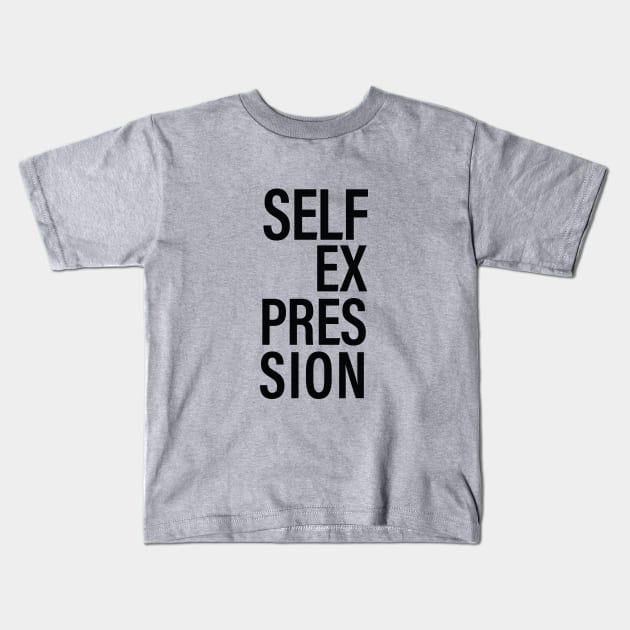 SELF EXPRESSION Kids T-Shirt by The Steve Store